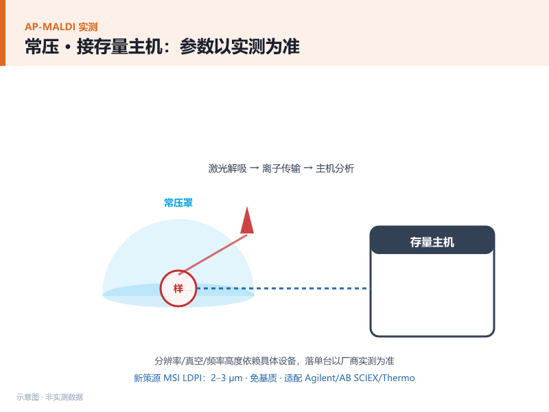 AP-MALDI 成像源实测：10 μm 分辨率、免真空、直接接 Thermo/Agilent 存量主机